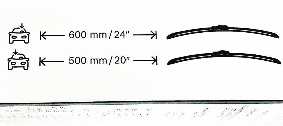 Bosch Aerotwin Wiper Blade Set A297S, Single