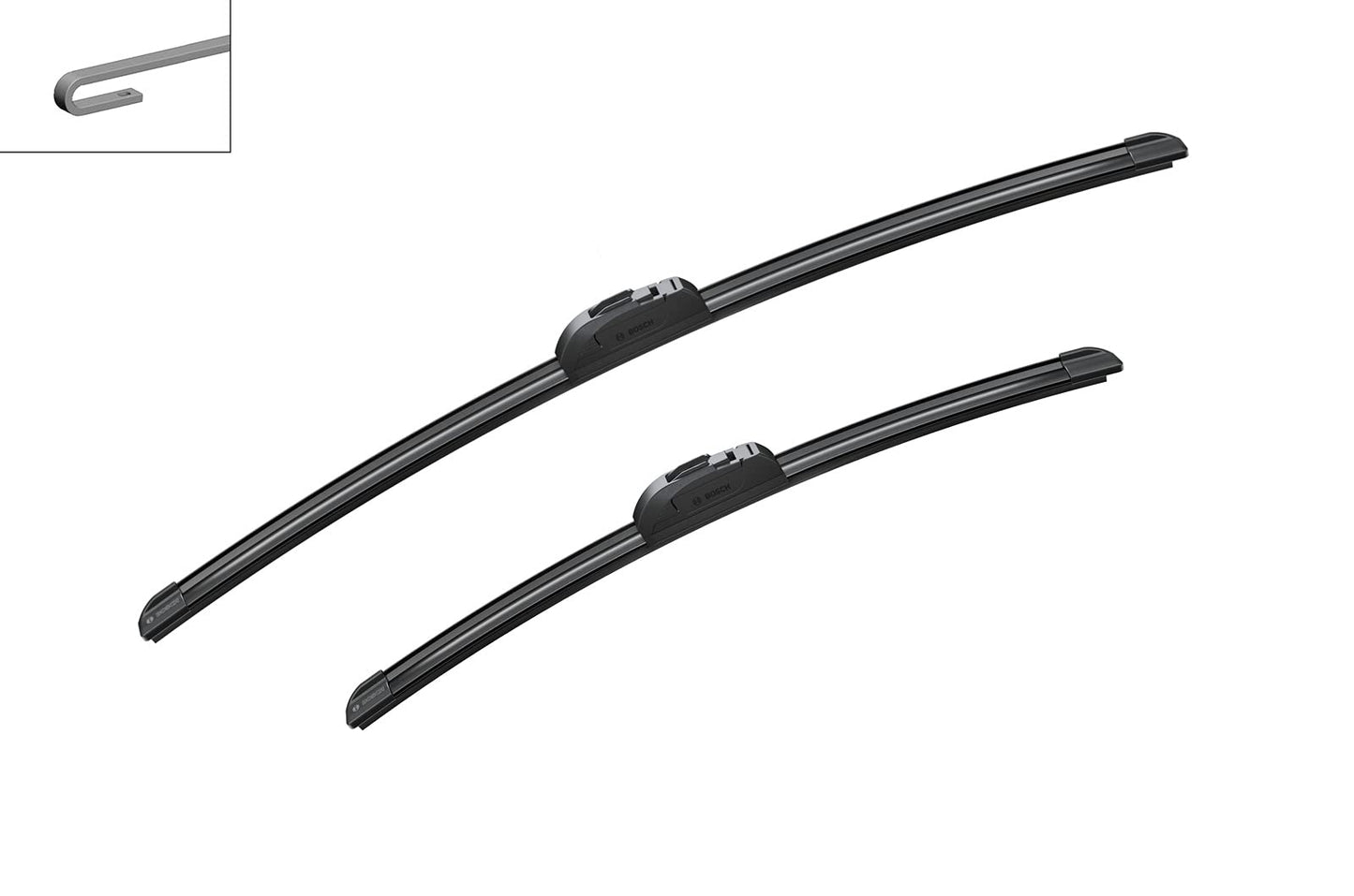 Bosch Automotive Scheibenwischer Aerotwin AR604S, Länge: 600mm/450mm - Set für Frontscheibe, Schwarz