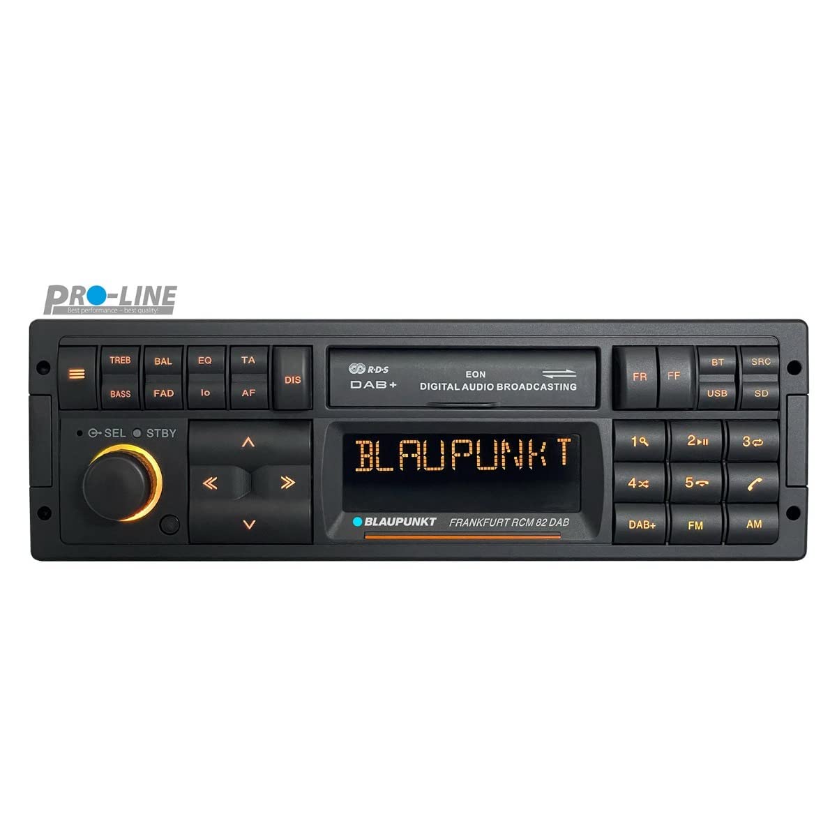 Blaupunkt Frankfurt RCM 82 Autoradio Anschluss für Lenkradfernbedienung, Bluetooth-Freisprecheinr & IR-Remote Control Scheckkartenfernbedienung