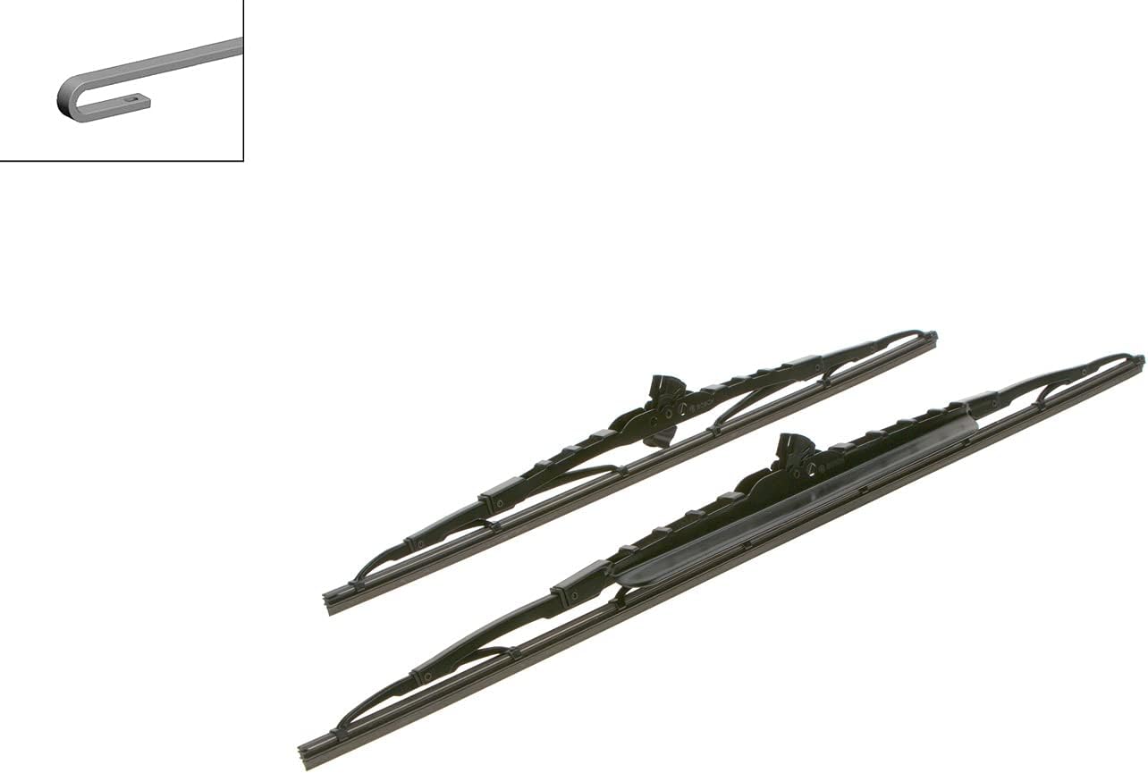 Bosch Scheibenwischer Twin Spoiler 604S, Länge: 600mm/450mm – Set für Frontscheibe