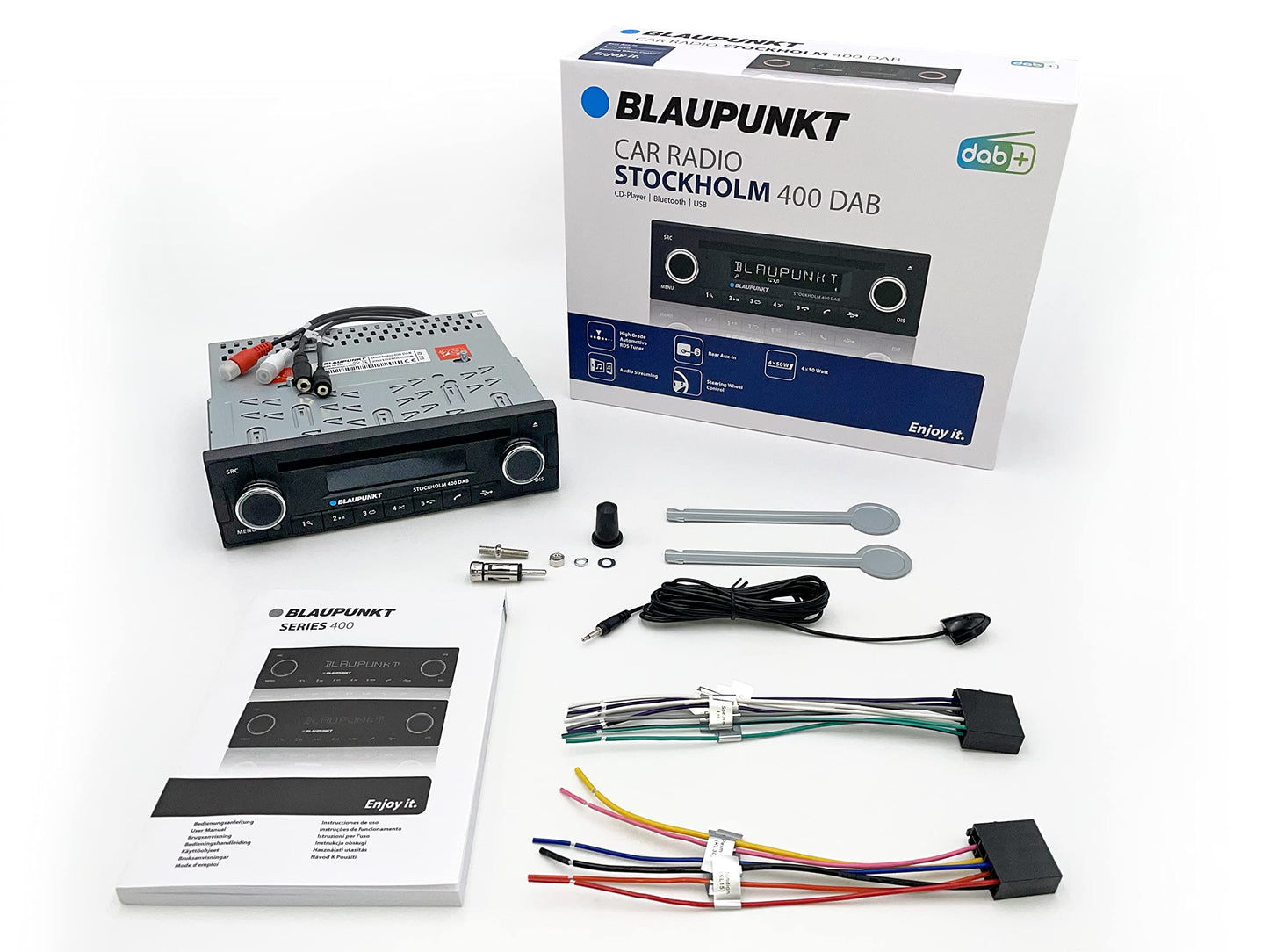 Blaupunkt Stockholm 400 DAB, black, 1-DIN