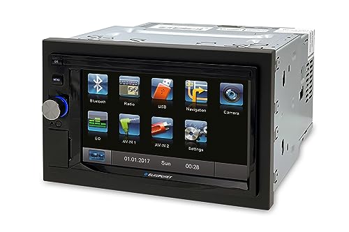 Blaupunkt Santa Cruz 370 Double DIN CD / MP3 Car Radio with Touchscreen/Bluetooth/USB/SD/iPod