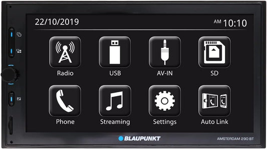 Blaupunkt Amsterdam 290 BT | 6.8'' Touchscreen, Bluetooth-Freisprecheinrichtung, Mirror Mode, USB, SDHC,2002018000006