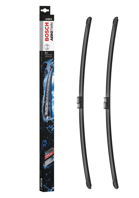 Bosch Scheibenwischer Aerotwin A950S, Länge: 700mm/700mm – Set für Frontscheibe