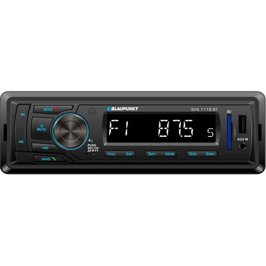 Blaupunkt BPA1119BT Autoradio, 1 DIN, Bluetooth, USB, Schwarz
