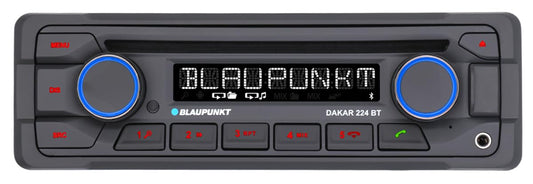 Blaupunkt Dakar 224 BT | 1-DIN, Bluetooth-Freisprecheinrichtung, 24 V, Heavy Duty Design, Dakar224BT
