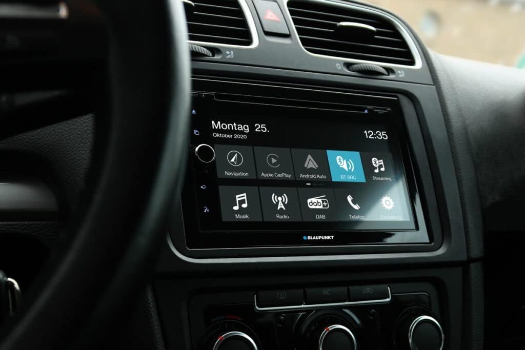 Blaupunkt Copenhagen 700 DAB (Navigation Prepared), 2-DIN Car Multimedia, 6.75 Inch Touch Screen, CarPlay, AndroidAuto, DAB+, Bluetooth, CD/DVD, 2 x USB, Aux, SD, 180 Watt