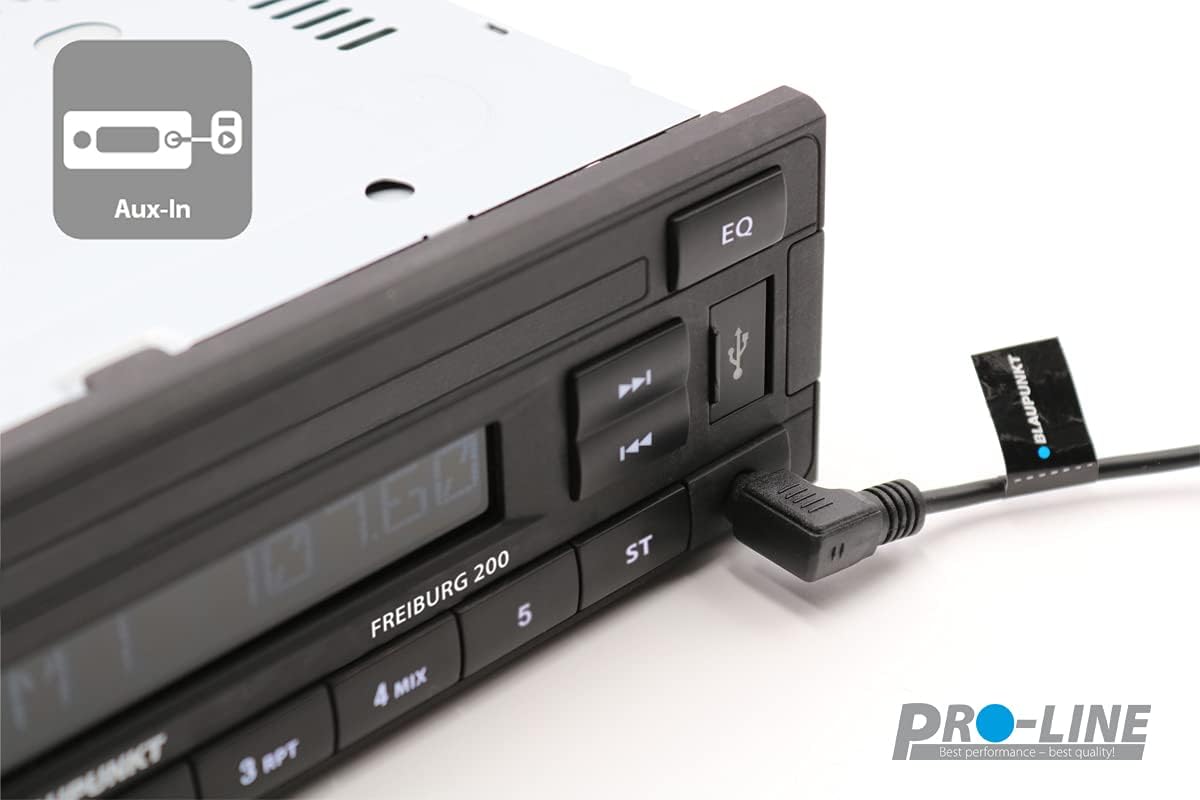 Blaupunkt Freiburg 200, 1-DIN Car Radio, USB, AUX Input, 200 W