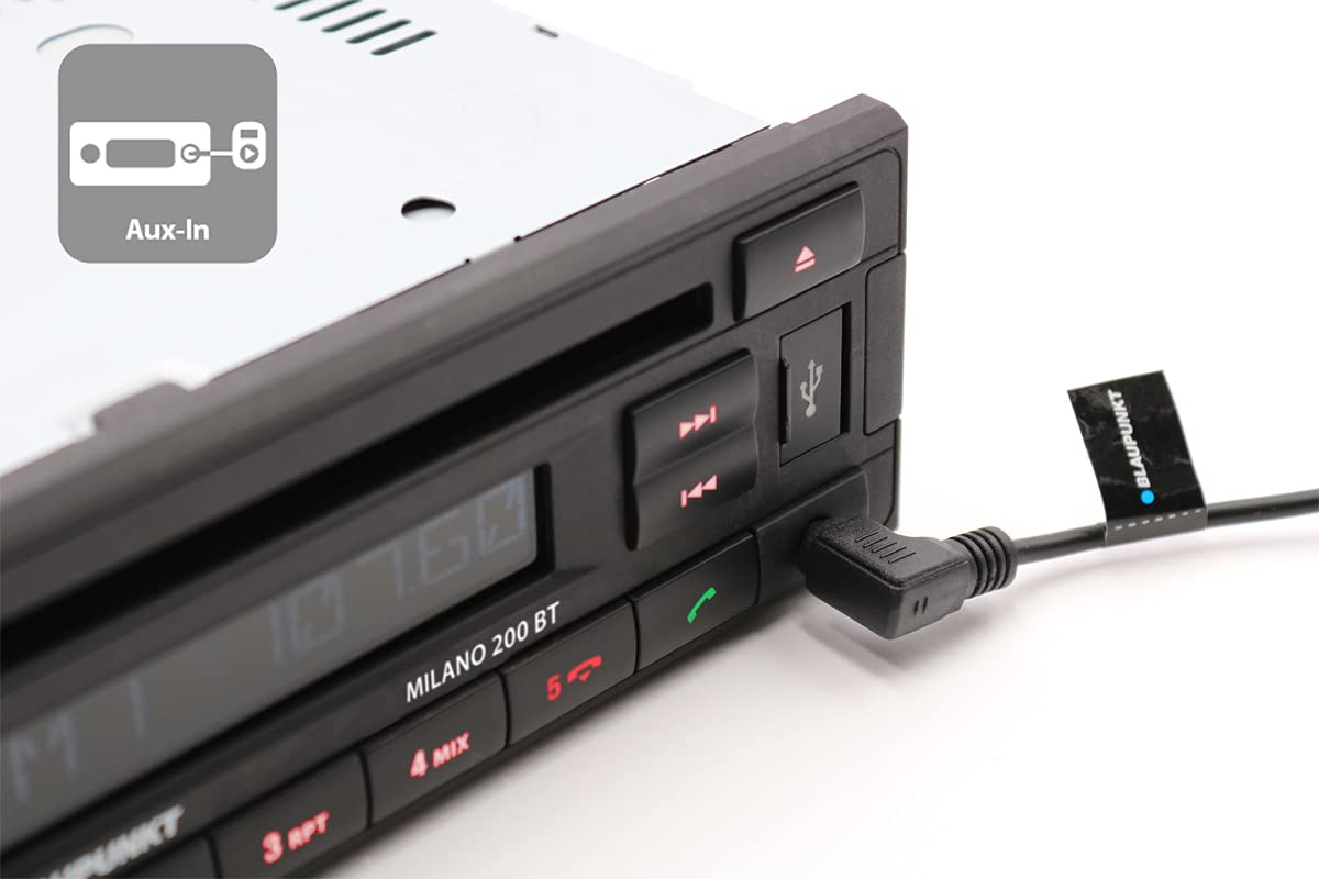 Blaupunkt Milano 200 BT, schwarz, 1-din