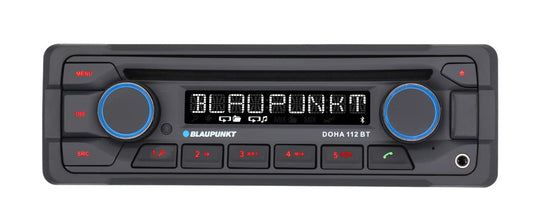 Blaupunkt 1-DIN, Bluetooth-Freisprecheinrichtung, 12 V, Heavy Duty Design DOHA112BT, schwarz