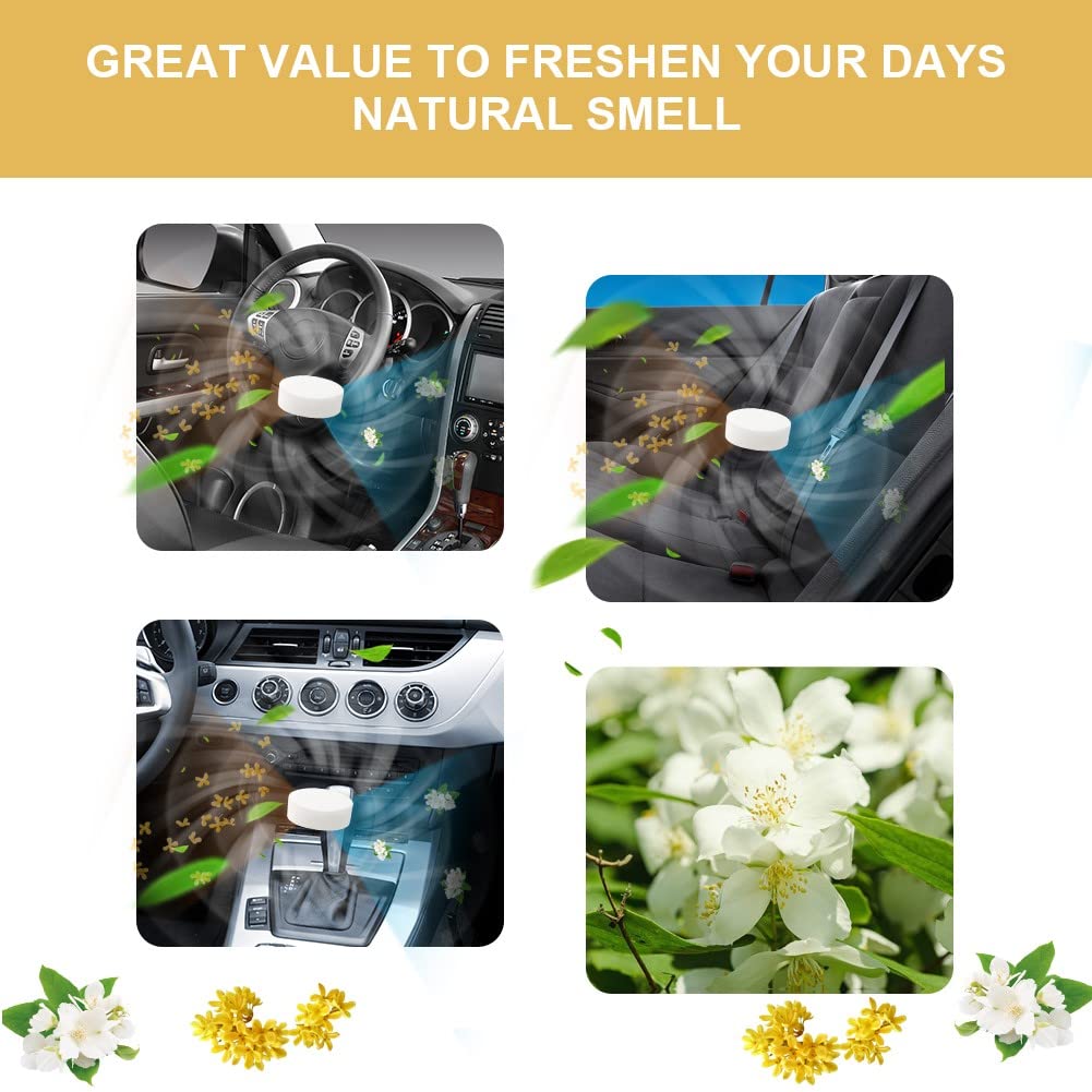 URAQT Auto Diffuser,Cartoon Bär Pilot Auto Lufterfrischer Automotive Air Outlet Lüfterfrischer Vent Clips Auto Innendekorationszubehör Auto Parfüm Diffusor Mit 2 x Aromatherapie Tabletten Schwarz