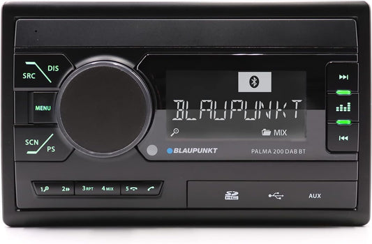 Blaupunkt Palma 200 DAB BT, 2-DIN Autoradio, DAB+, Bluetooth, Freisprecheinrichtung, USB, SD-Kartenleser, Aux-Eingang, 160 Watt, schwarz