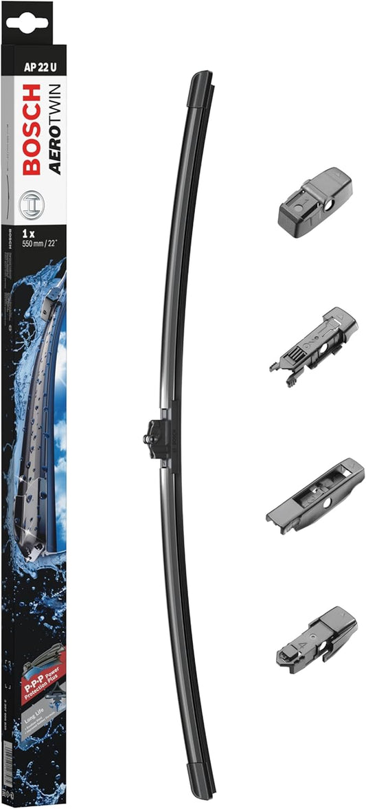 BOSCH AP22U Aerotwin Wiper Blade, Single, 22 Inch/550 mm