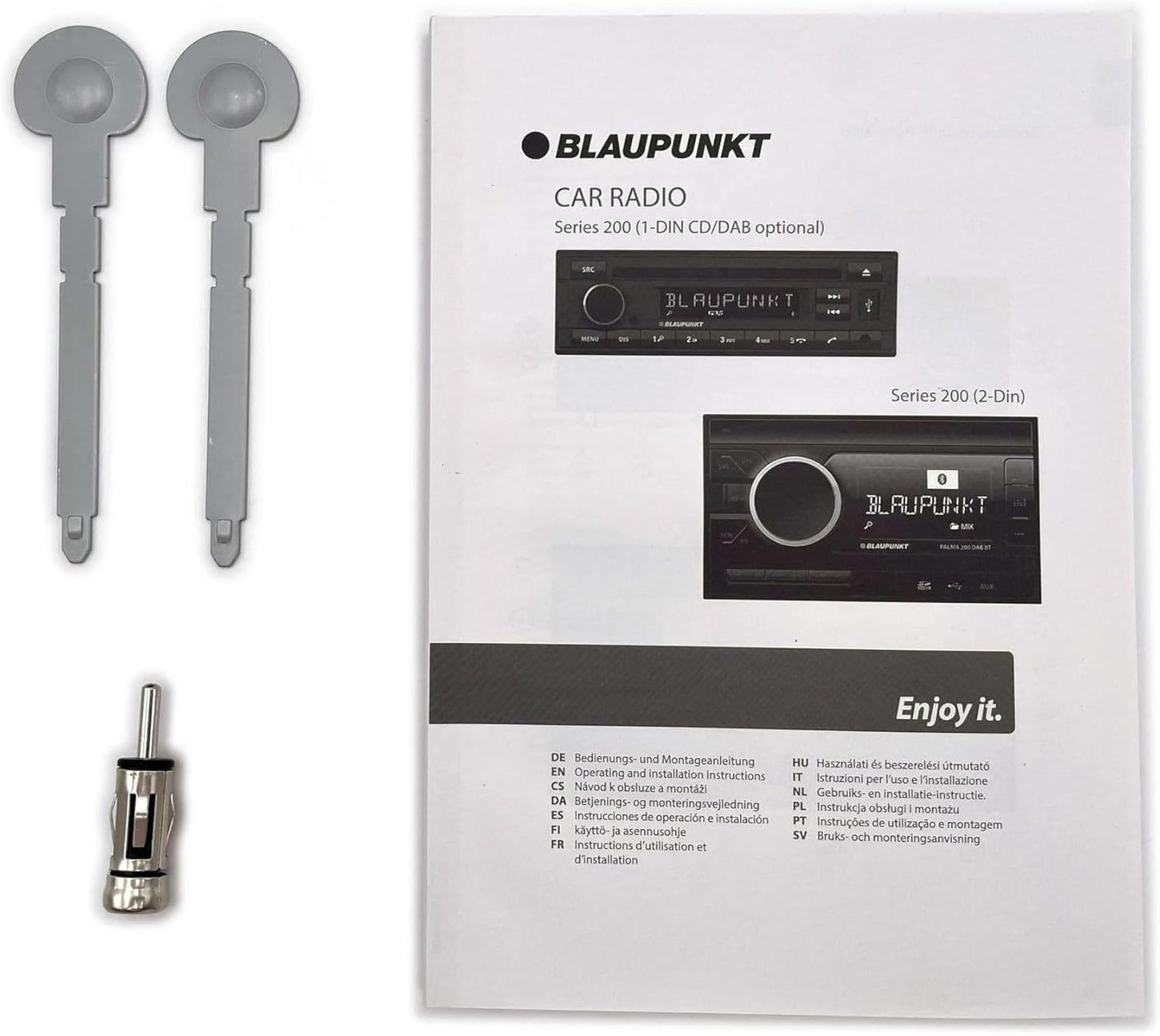 Blaupunkt Freiburg 200, 1-DIN Car Radio, USB, AUX Input, 200 W