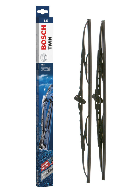 Bosch Scheibenwischer Twin 533, Länge: 530mm/475mm – Set für Frontscheibe