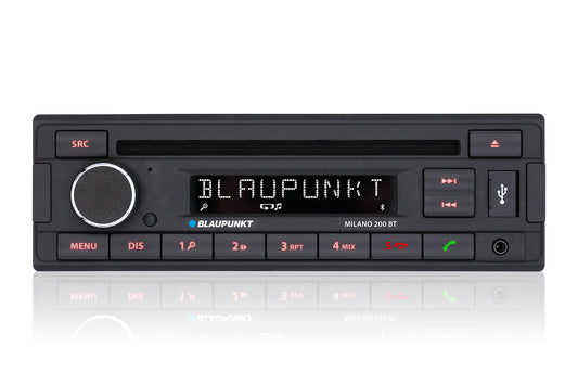 Blaupunkt Milano 200 BT, schwarz, 1-din