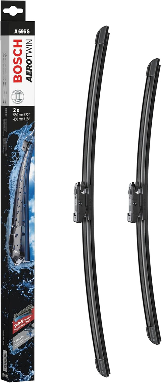 Bosch Scheibenwischer Aerotwin A696S, Länge: 550mm/450mm – Set für Frontscheibe