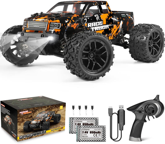 HAIBOXING Ferngesteuertes Auto 4WD RC Auto 36 km/h Hochgeschwindigkeits 1/18 Monstertruck 2.4GHz All Terrain Wasserdicht Rennauto Geländewagen, Crawler Spielzeug Geschenk für Kinder Erwachsene