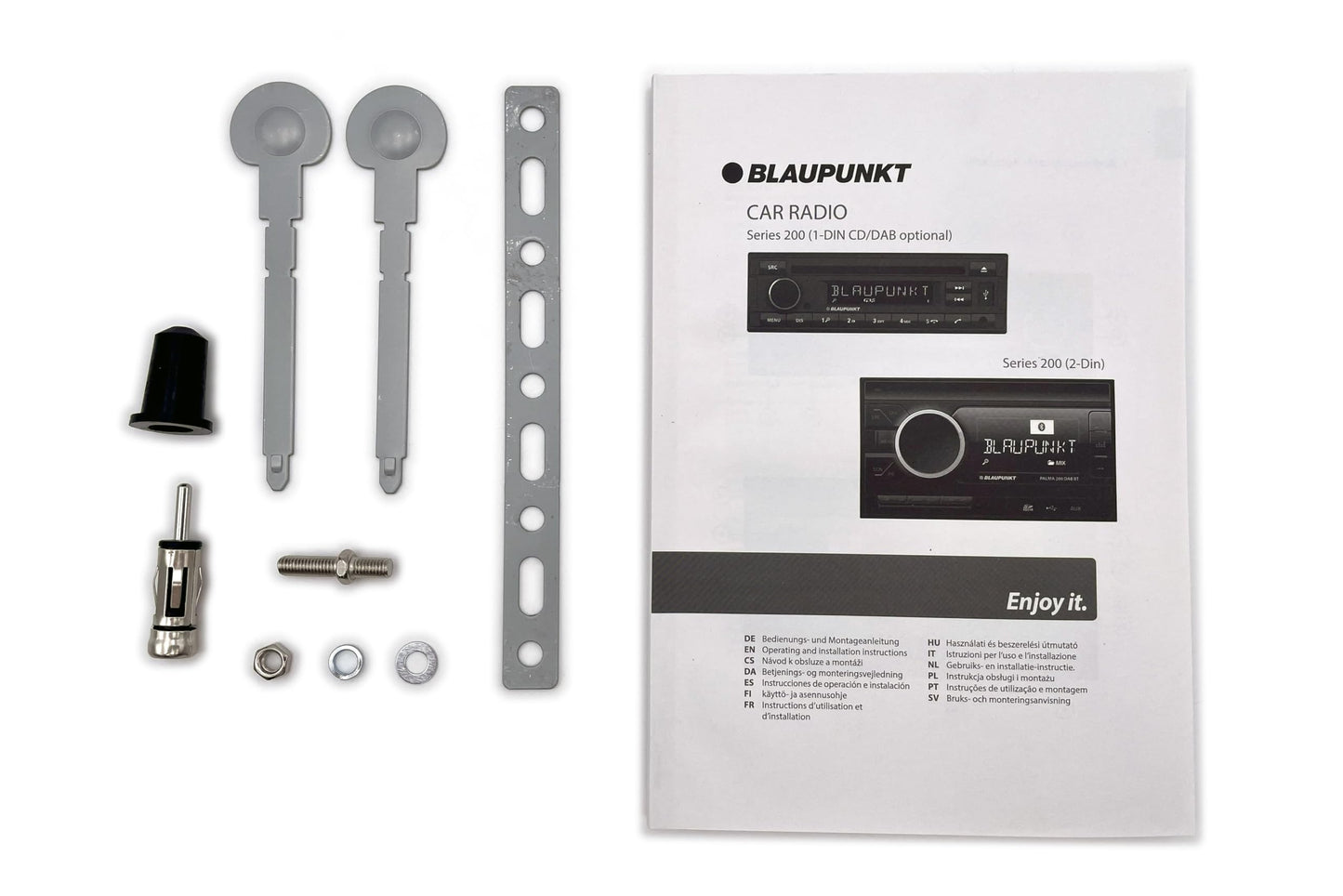 Blaupunkt Milano 200 BT, schwarz, 1-din