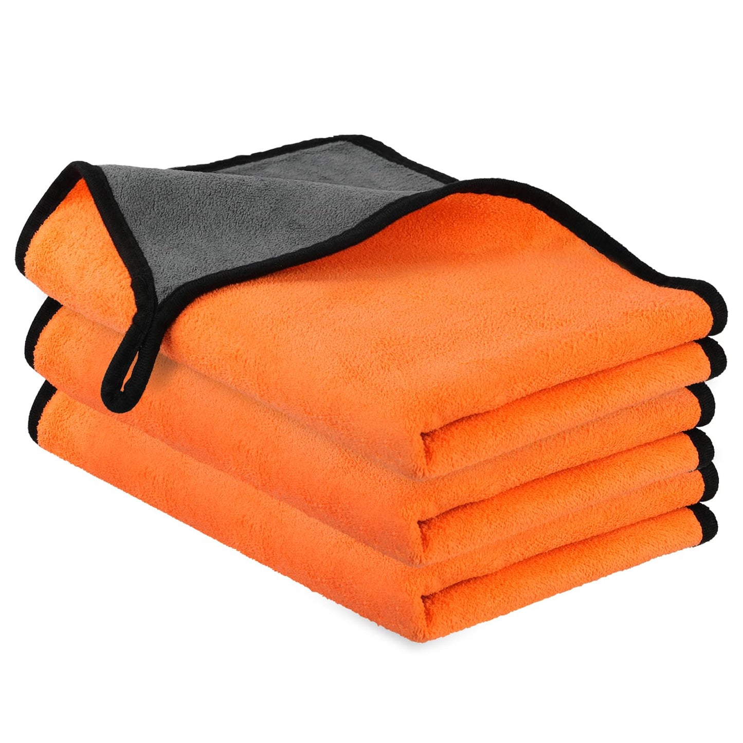URAQT Mikrofasertücher Auto, 6 PCS 500GSM Mikrofasertücher Multifunktionales Motorrad Fusselfreie Handtuch,Reinigungstuch Microfasertuch für Auto Haushalt Küche Fenster - 30x40CM