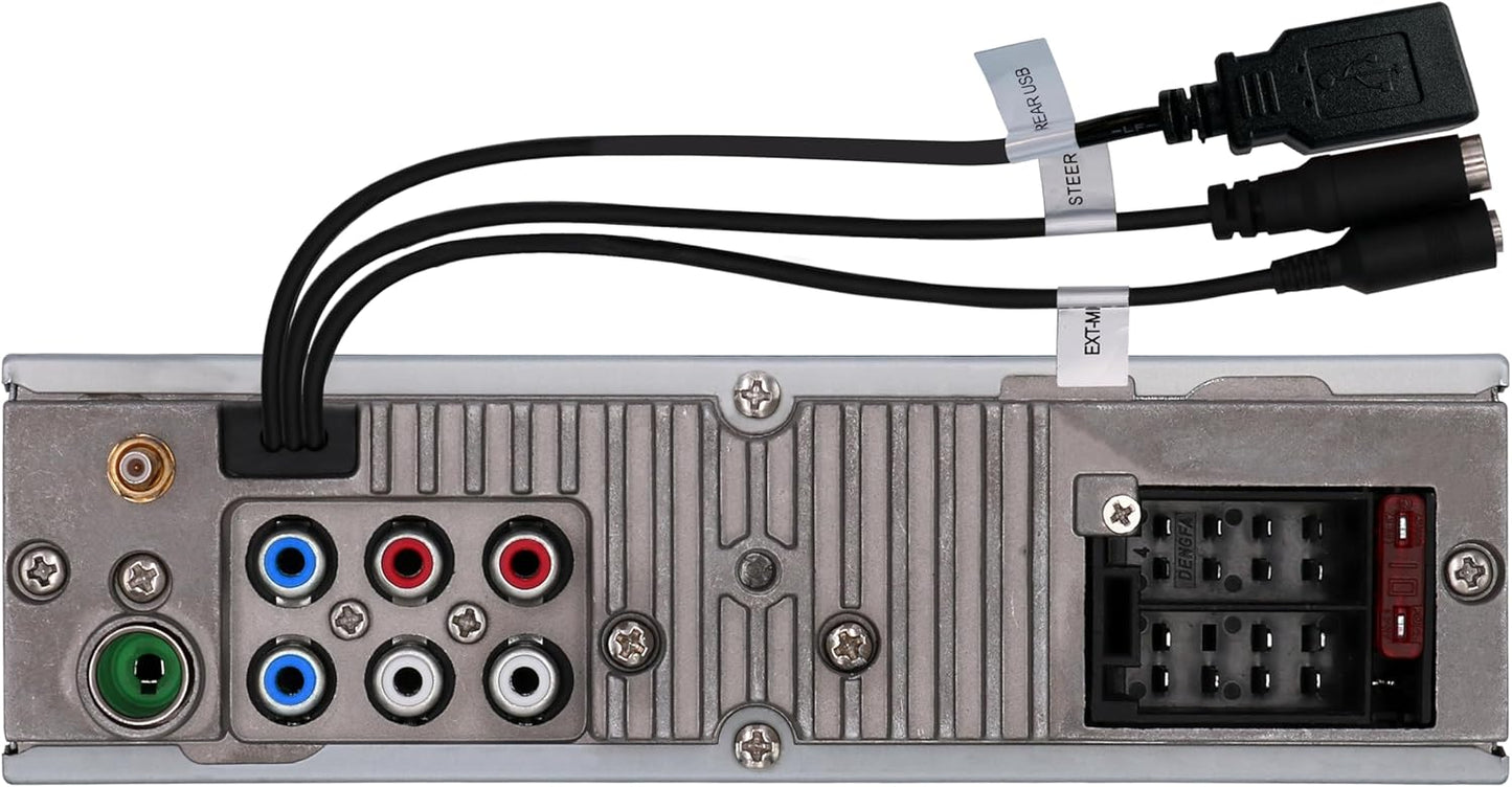 Blaupunkt Hamburg SQM 23 DAB, 1-DIN Car Radio in Youngtimer Design, Retro Radio, Vintage Radio DAB+, Bluetooth, Hands-Free System, 2 x USB, Aux Input, Sub-Out, Variocolour Display, 200 W