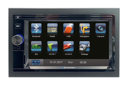 Blaupunkt Santa Cruz 370 Double DIN CD / MP3 Car Radio with Touchscreen/Bluetooth/USB/SD/iPod