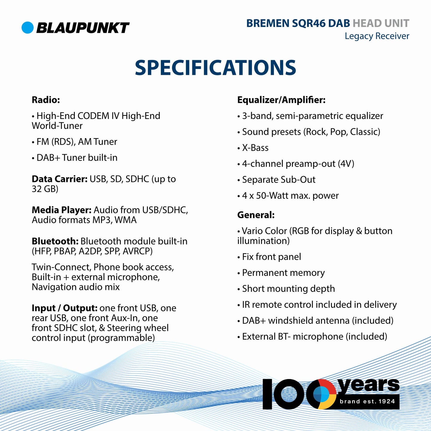 Blaupunkt 2001018000000 Bremen SQR 46 DAB schwarz